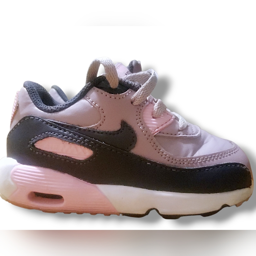 Nike Pink and Black Air Max Sneakers